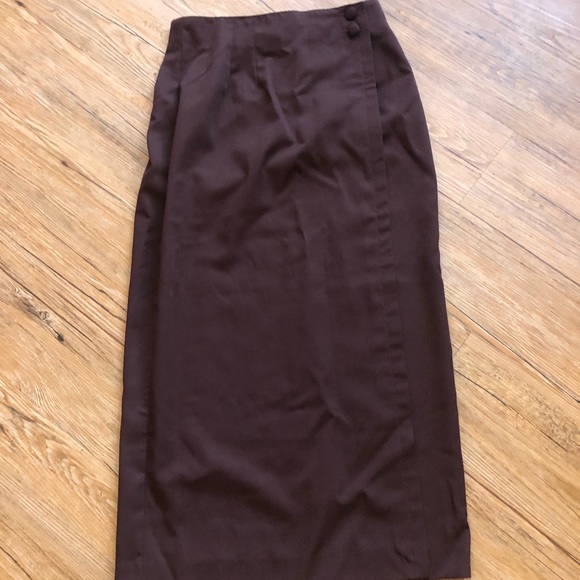 Vintage 1990s Long Wrap Skirt - Picture 6 of 10